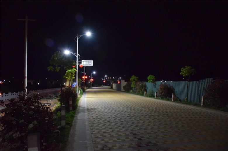 旧县河滨夜景-旧白公路