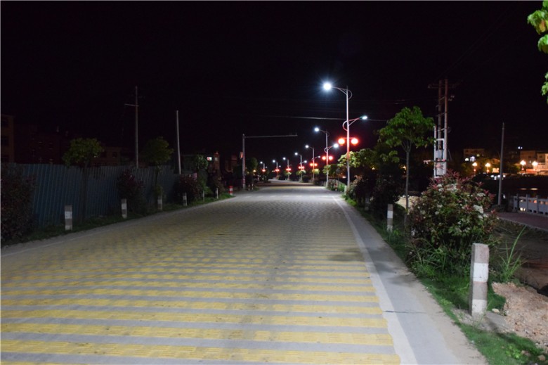旧县河滨夜景-旧白公路